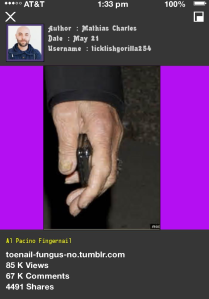 Al Pacino Fingernail